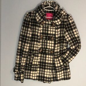 Pink Envelope Med Button Up Jacket w/Hood